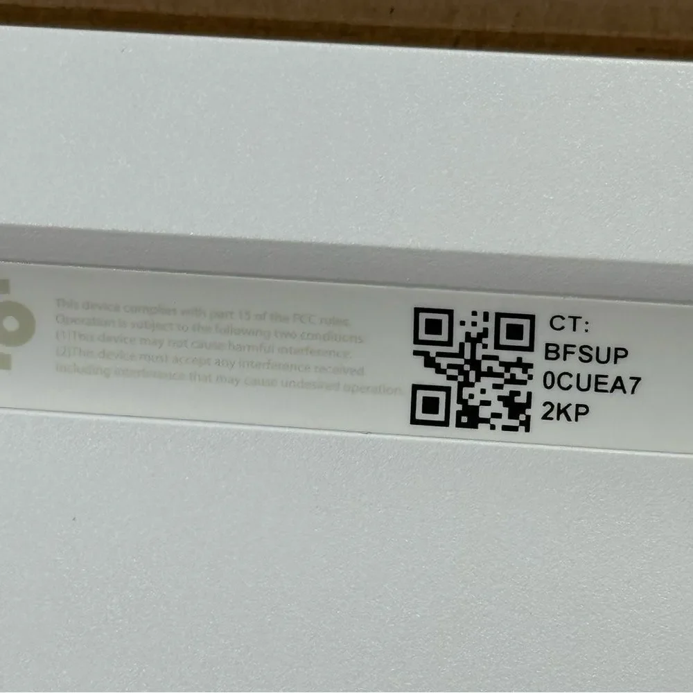 HP white Wired Keyboard